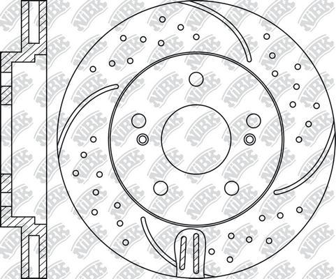 NiBK RN1365DSET - Yüksək Performanslı Əyləc Diski furqanavto.az