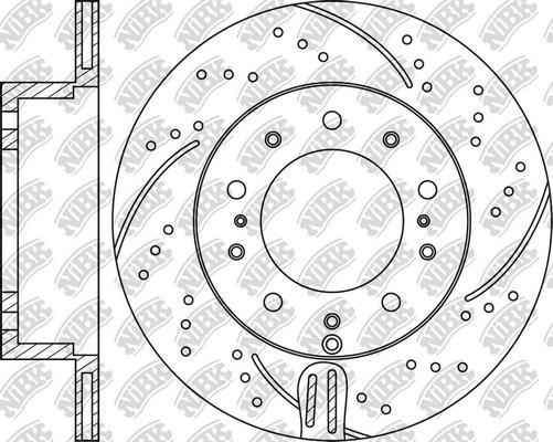 NiBK RN1267DSET - Yüksək Performanslı Əyləc Diski furqanavto.az