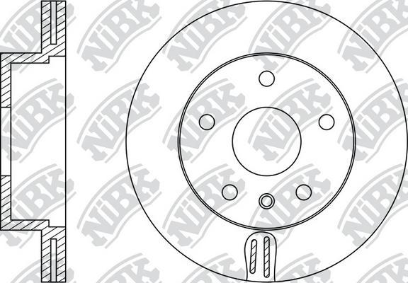NiBK RN1281 - Əyləc Diski furqanavto.az