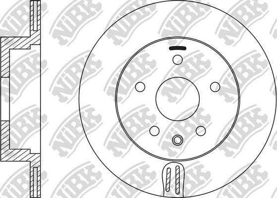 NiBK RN22001 - Əyləc Diski furqanavto.az