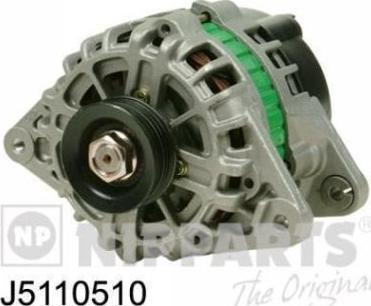 Nipparts J5110510 - Alternator furqanavto.az