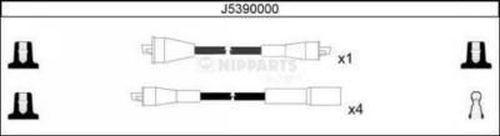 Nipparts J5390000 - Alovlanma kabeli dəsti furqanavto.az