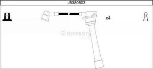 Nipparts J5380503 - Alovlanma kabeli dəsti furqanavto.az