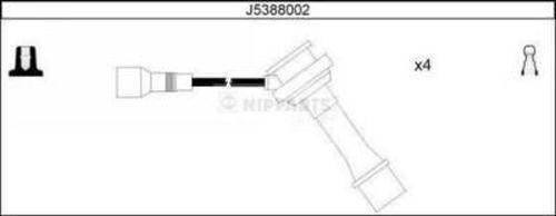Nipparts J5388002 - Alovlanma kabeli dəsti furqanavto.az