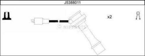 Nipparts J5388011 - Alovlanma kabeli dəsti furqanavto.az