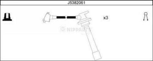 Nipparts J5382061 - Alovlanma kabeli dəsti furqanavto.az