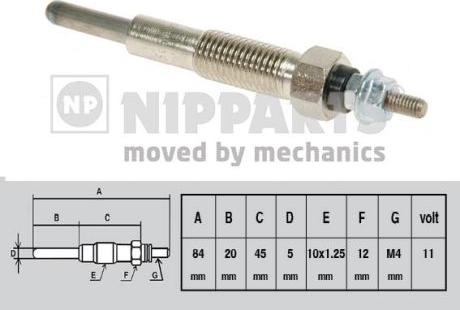 Nipparts J5715008 - İşıqlandırma şamı furqanavto.az