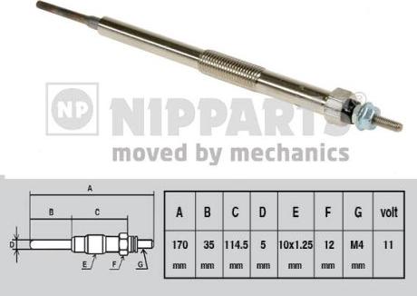 Nipparts J5715010 - İşıqlandırma şamı furqanavto.az