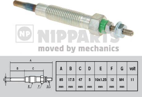 Nipparts J5715012 - İşıqlandırma şamı furqanavto.az