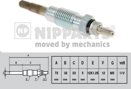 Nipparts J5710400 - İşıqlandırma şamı furqanavto.az