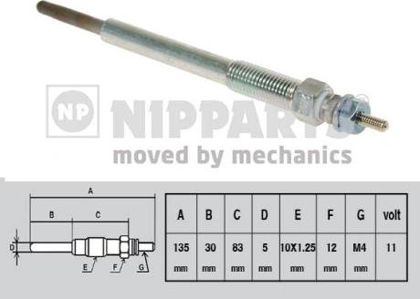 Nipparts J5710502 - İşıqlandırma şamı furqanavto.az