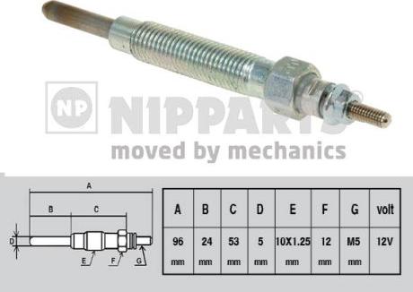 Nipparts J5710300 - İşıqlandırma şamı furqanavto.az