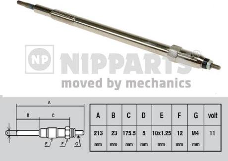 Nipparts J5711027 - İşıqlandırma şamı furqanavto.az