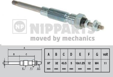 Nipparts J5712014 - İşıqlandırma şamı www.furqanavto.az