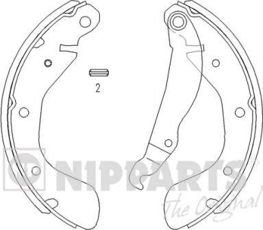 Nipparts J3500900 - Əyləc Başlığı Dəsti furqanavto.az