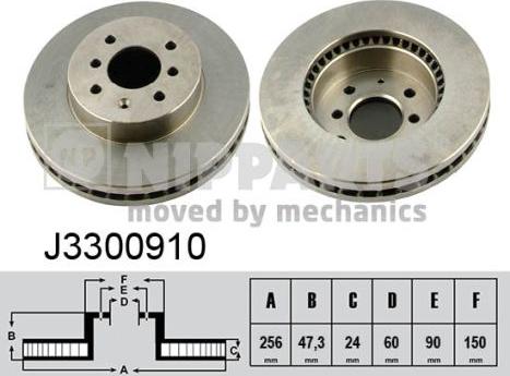 Nipparts J3300910 - Əyləc Diski furqanavto.az