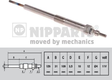 Nipparts N5714003 - İşıqlandırma şamı furqanavto.az