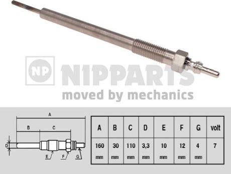Nipparts N5713017 - İşıqlandırma şamı furqanavto.az
