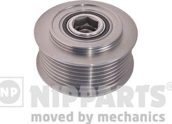 Nipparts N1180506 - Kasnak, alternator, sərbəst dönərli mufta furqanavto.az