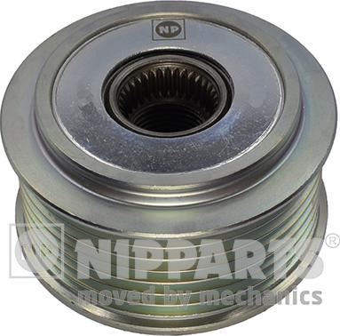 Nipparts N1181016 - Kasnak, alternator, sərbəst dönərli mufta furqanavto.az