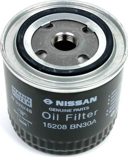 NISSAN 15208-BN30A - Yağ filtri furqanavto.az