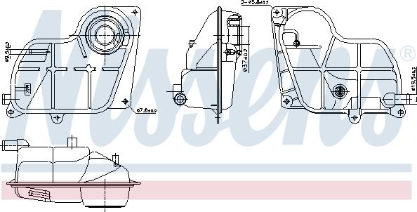 Nissens 996299 - Genişləndirici çən, soyuducu furqanavto.az