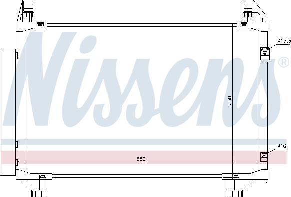 Nissens 94991 - Kondenser, kondisioner furqanavto.az