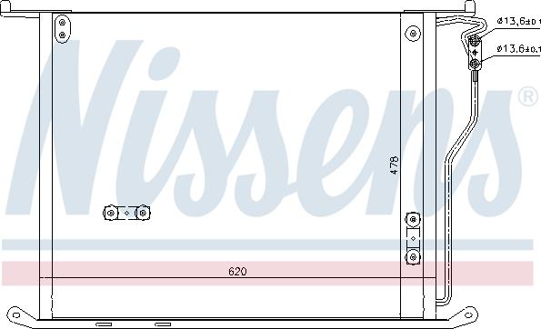 Nissens 94980 - Kondenser, kondisioner furqanavto.az