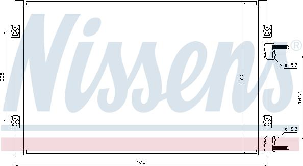 Nissens 94928 - Kondenser, kondisioner furqanavto.az