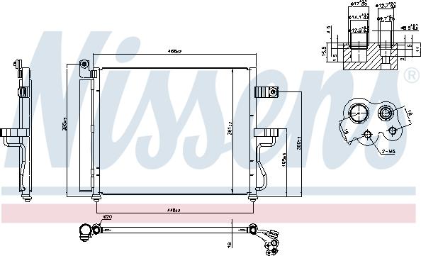 Nissens  94452 - Kondenser, kondisioner furqanavto.az