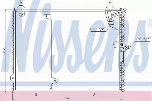 Nissens 94400 - Kondenser, kondisioner furqanavto.az