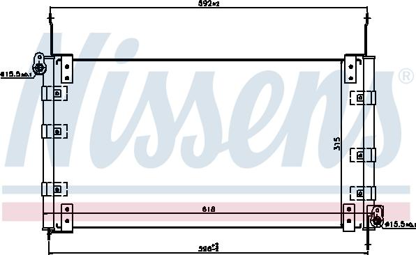 Nissens 94437 - Kondenser, kondisioner furqanavto.az