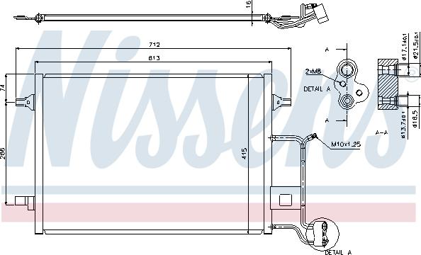 Nissens 94601 - Kondenser, kondisioner furqanavto.az