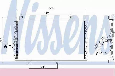 Nissens 94095 - Kondenser, kondisioner furqanavto.az