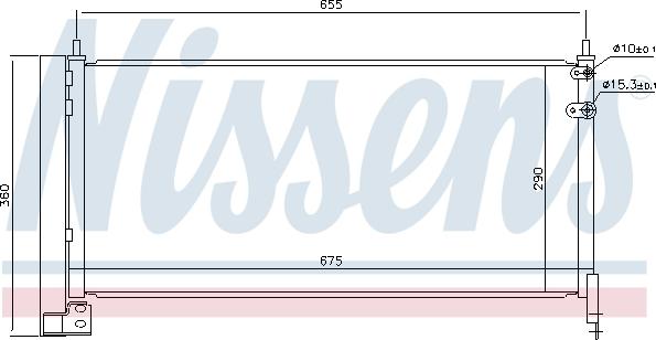 Nissens 940487 - Kondenser, kondisioner furqanavto.az