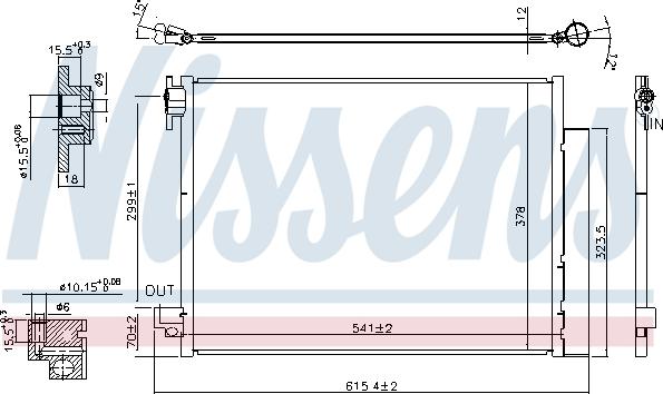 Nissens 940593 - Kondenser, kondisioner furqanavto.az