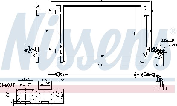 Nissens 940674 - Kondenser, kondisioner furqanavto.az