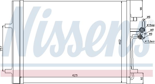 Nissens 940044 - Kondenser, kondisioner furqanavto.az