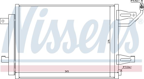 Nissens 940067 - Kondenser, kondisioner furqanavto.az