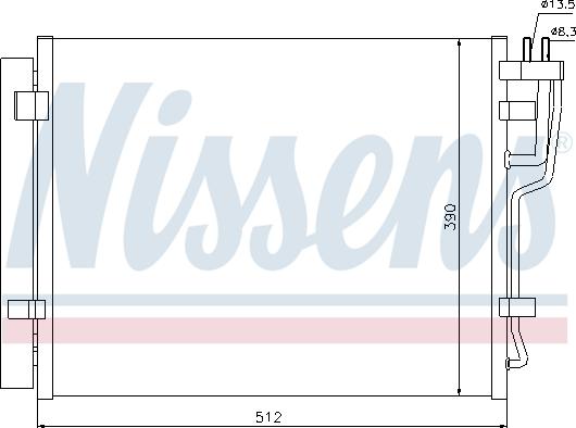 Nissens  940007 - Kondenser, kondisioner furqanavto.az