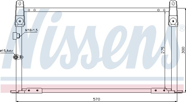 Nissens 940018 - Kondenser, kondisioner furqanavto.az