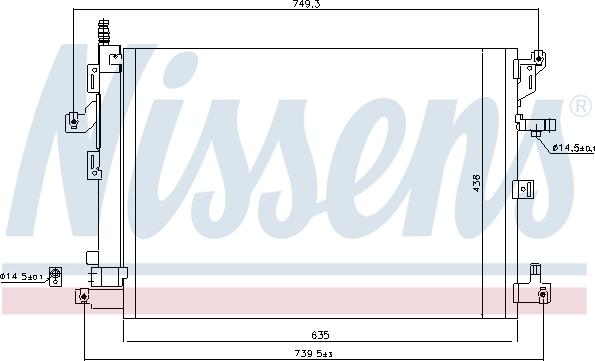 Nissens 940089 - Kondenser, kondisioner furqanavto.az