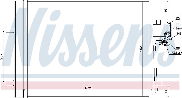 Nissens 940088 - Kondenser, kondisioner furqanavto.az