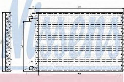 Nissens 94003 - Kondenser, kondisioner furqanavto.az