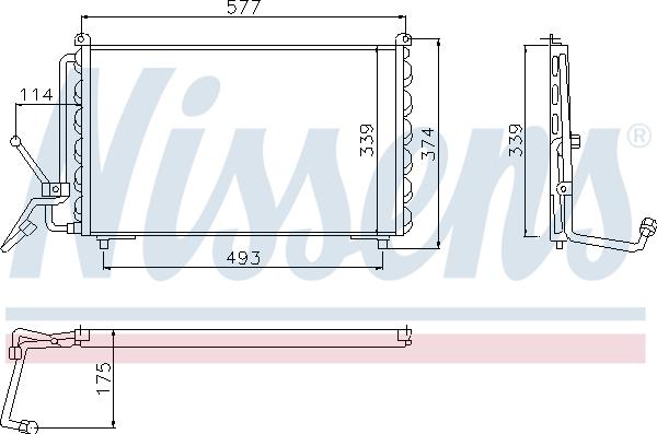 Nissens 94007 - Kondenser, kondisioner furqanavto.az