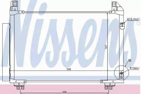 Nissens 940131 - Kondenser, kondisioner furqanavto.az