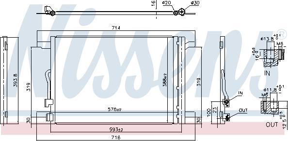 Nissens 940870 - Kondenser, kondisioner furqanavto.az