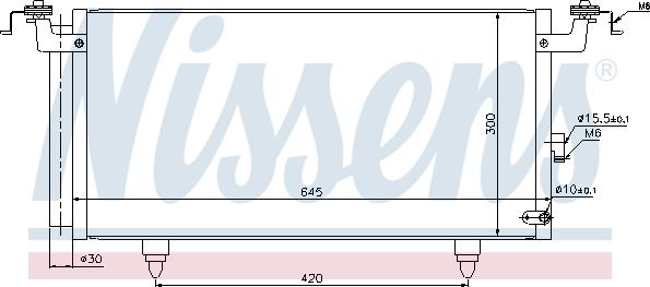 Nissens 940399 - Kondenser, kondisioner furqanavto.az