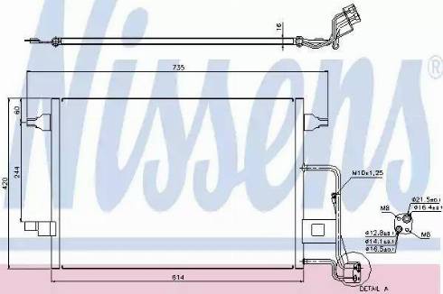 Nissens 940306 - Kondenser, kondisioner furqanavto.az