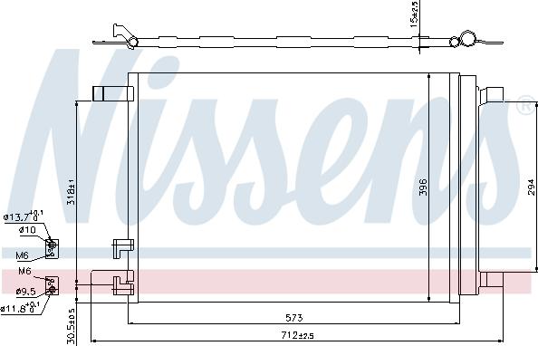 Nissens 940319 - Kondenser, kondisioner furqanavto.az